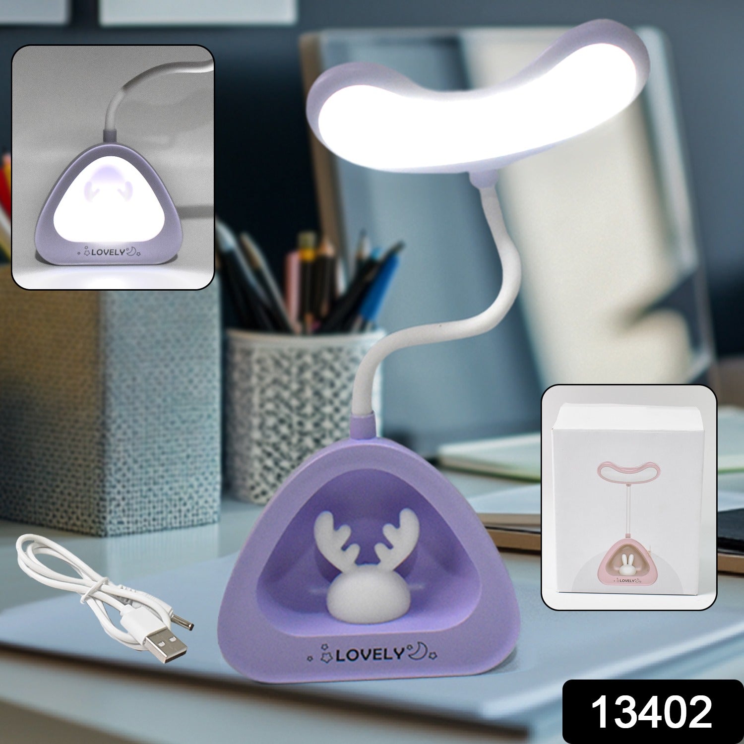 Lovely Heart-Shaped LED Desk Light Lovely Heart-Shaped LED Desk Light